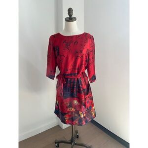 Desigual Dress Red Print